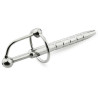Generique Plug Penis percé Pen Strie 12cm - Diamètre 10mm